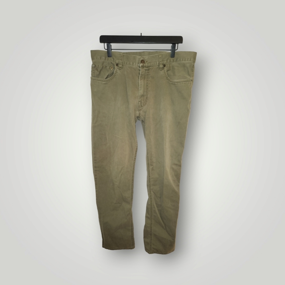 Polo Ralph Lauren olive Green khaki slacks  size 35 32